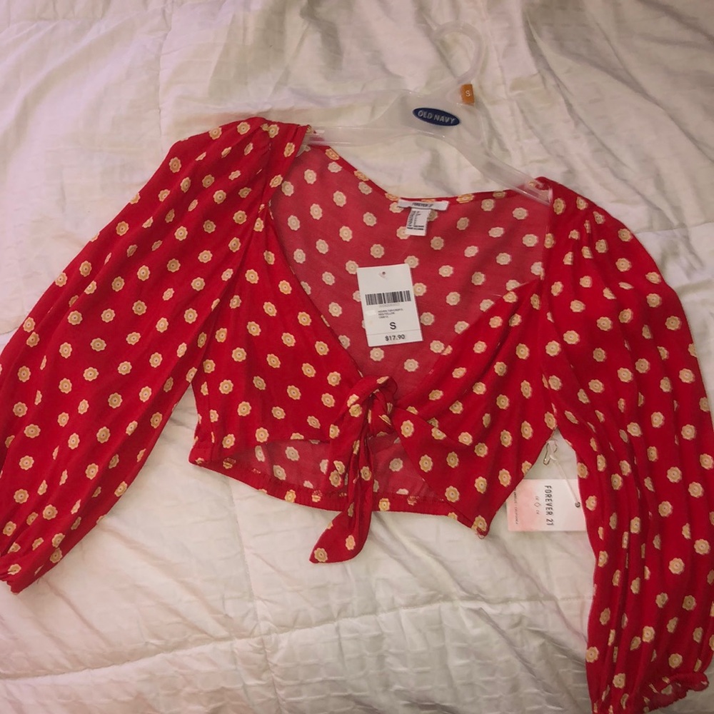 Crop top front tie